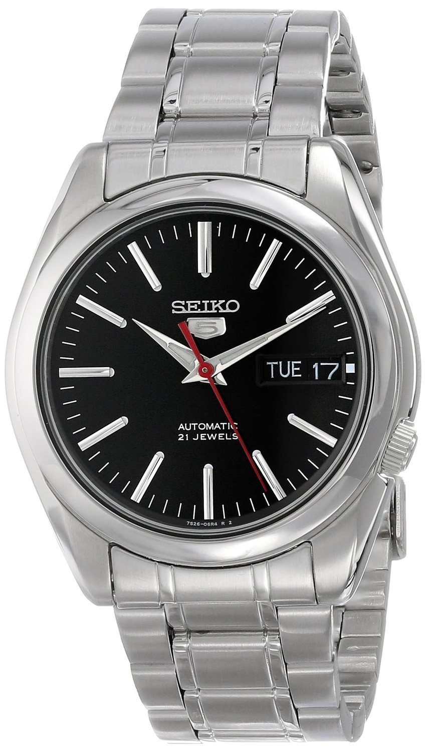 Seiko Montre Homme Automatique Analogique avec Bracelet en Acier Inoxydable – SNKL45K1