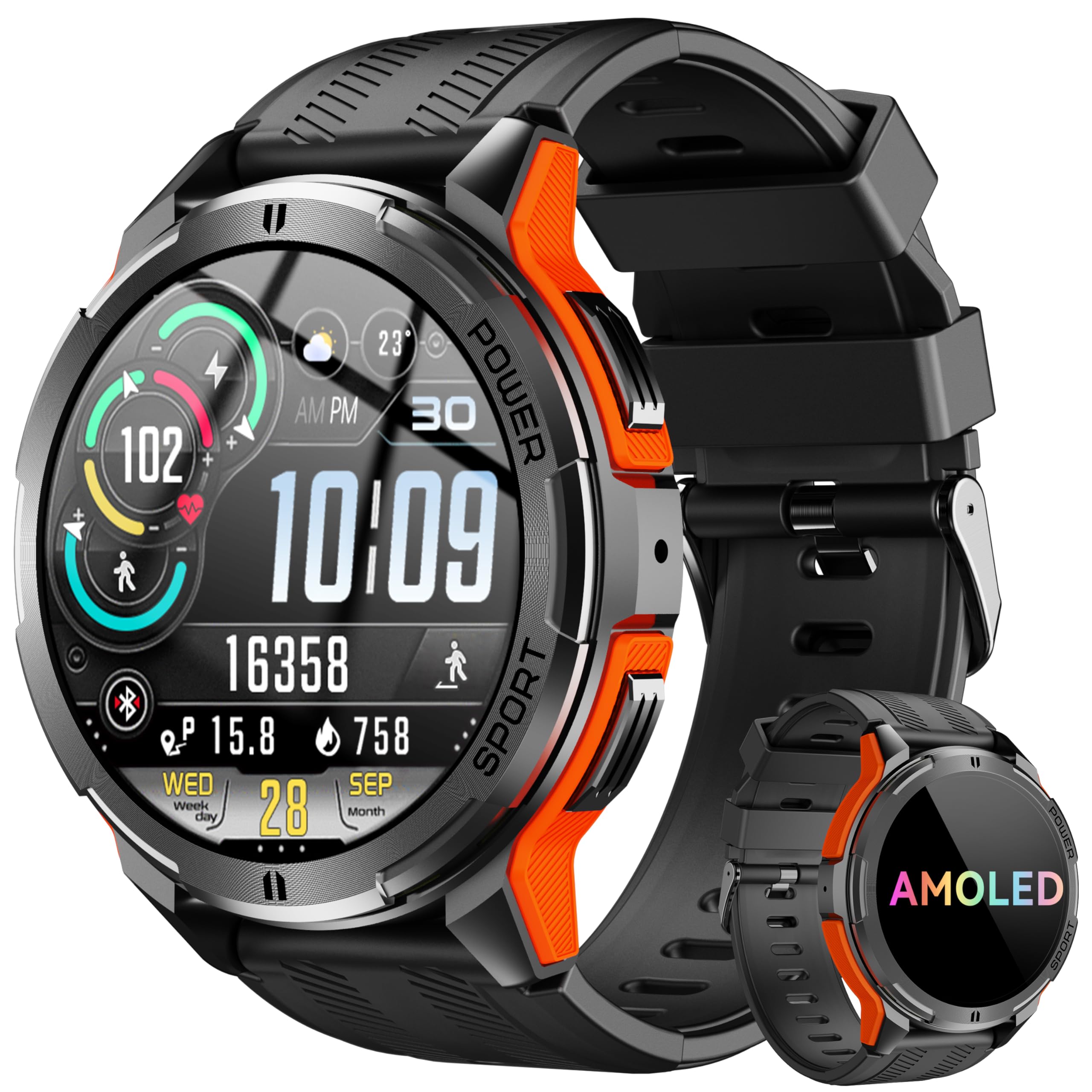 OUKITEL Montre Connectée Homme Étanche Android & iOS